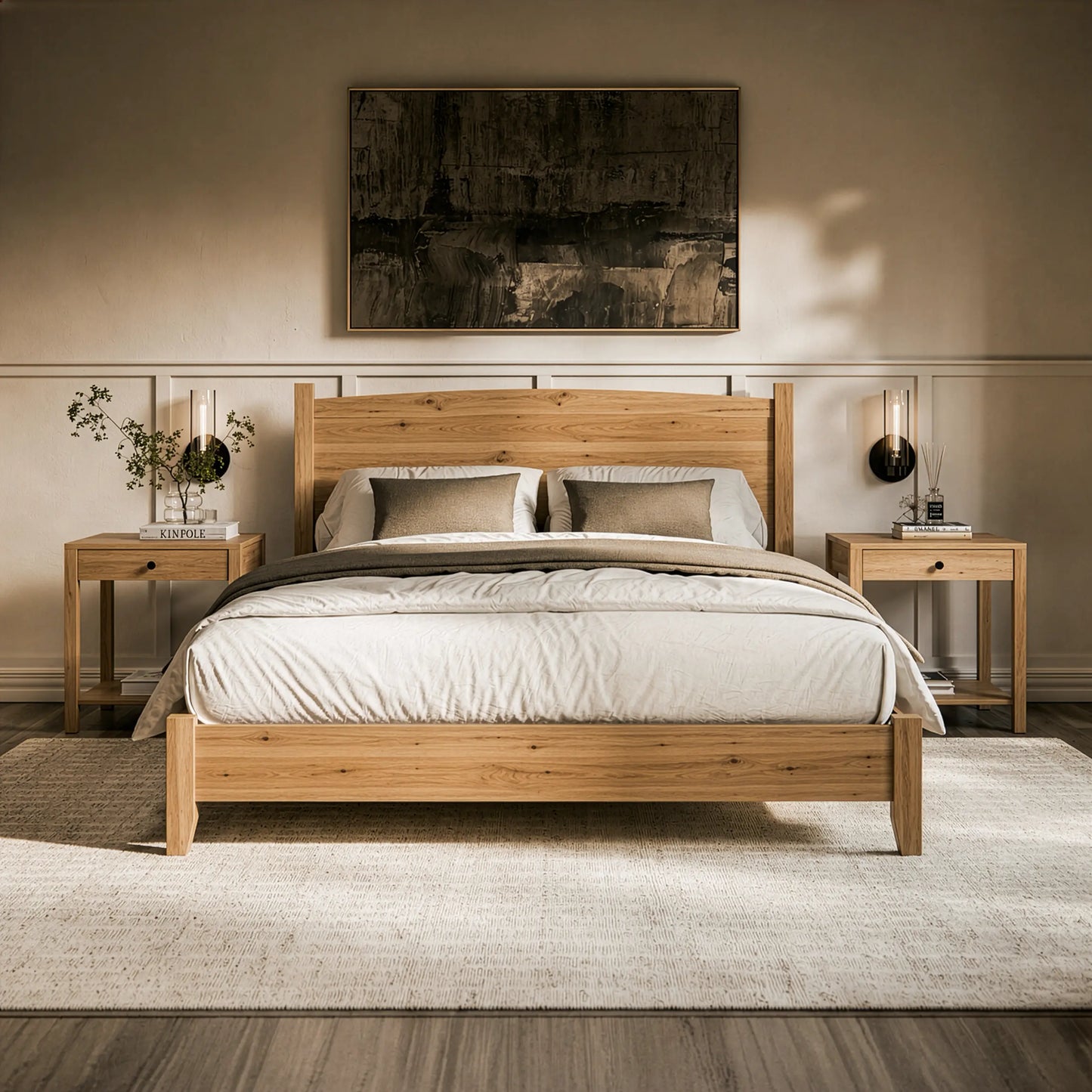 Emily Wood Arch Bed Frame
