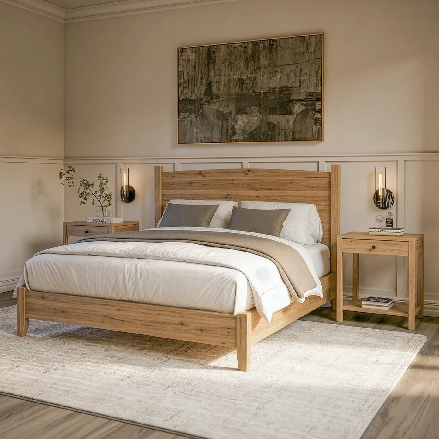 Emily Wood Arch Bed Frame