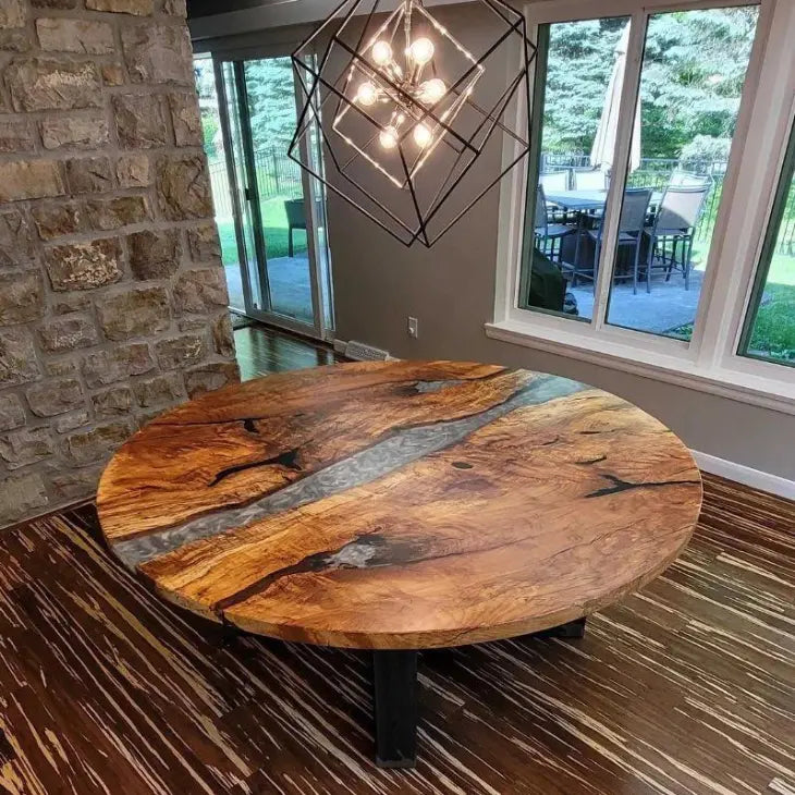 Custom Live Edge River Tables