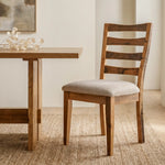 Ethan Upholstered Reclaimed Wood Dining Chair