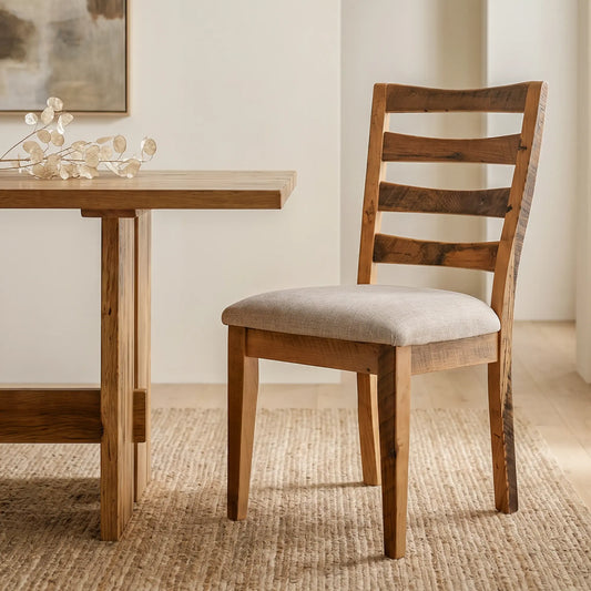 Ethan Upholstered Reclaimed Wood Dining Chair