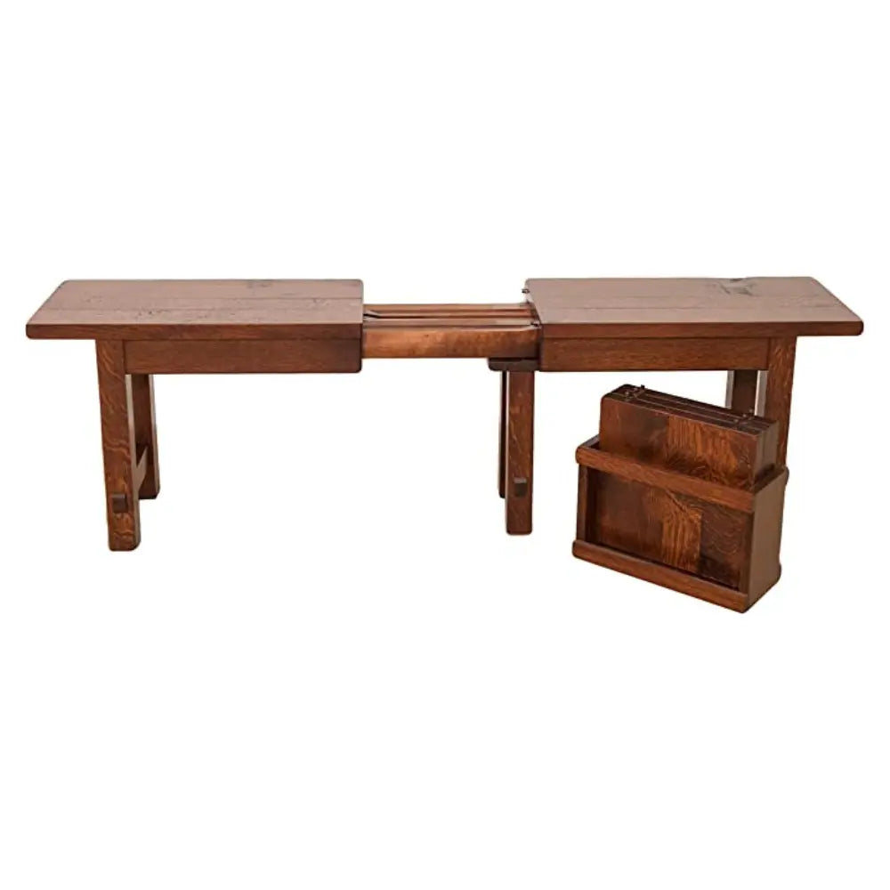 Extendable Dining Bench Solid Wood