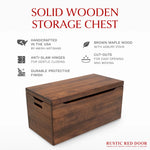 Palmer Brown Maple Blanket Chest, Asbury Stain