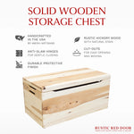 Palmer Hickory Blanket Chest, Natural Stain