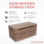Palmer Walnut Blanket Chest, Natural Stain