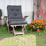folding outdoor chair with cushion