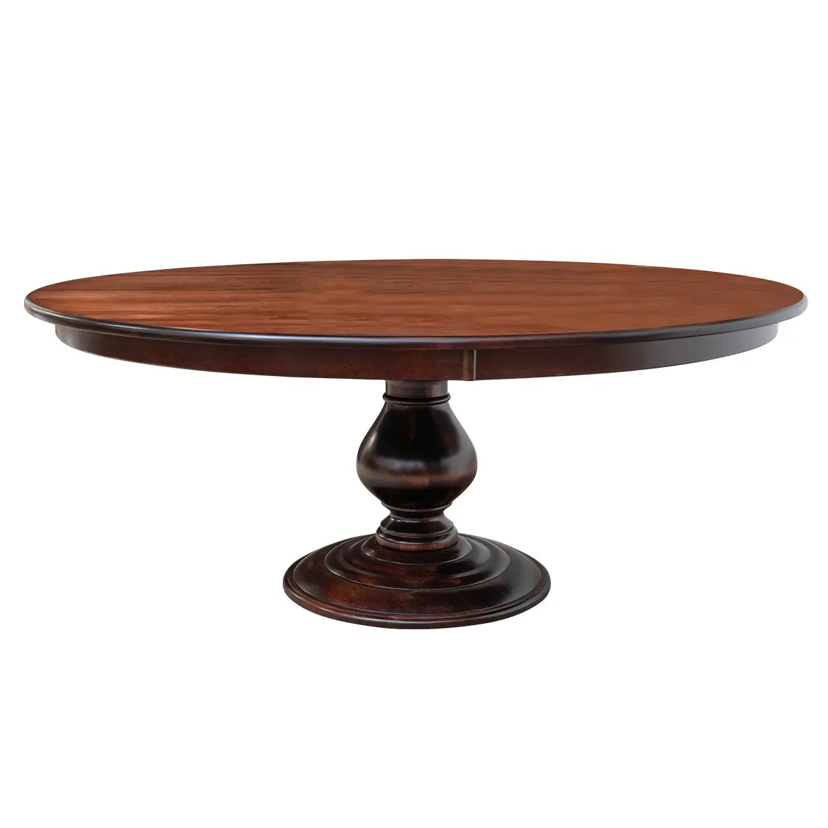 Foles Round Maple wood Pedestal Dining TAble