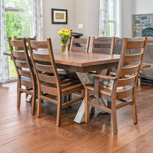 Foster Farmhouse Barnwood Dining Table