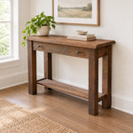 Foxfield Reclaimed Oak Barn Wood Sofa Table