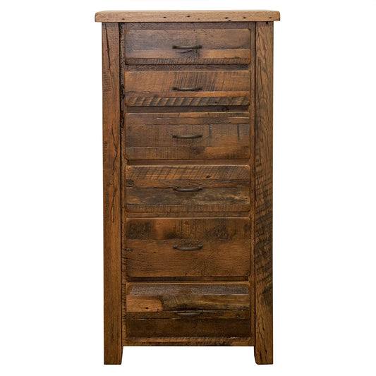 Foxfield Reclaimed Wood Tall Lingerie Chest