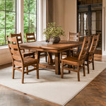 60" Hawthorne Extendable Square Dining Table, 4 Leaves