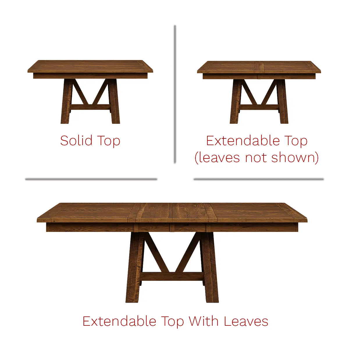 Hawthorne Square Reclaimed Wood Dining Table