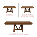 Hawthorne Square Reclaimed Wood Dining Table