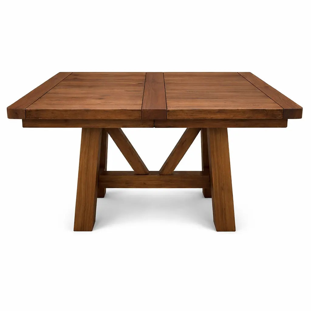 Hawthorne Walnut Wood Square Dining Table