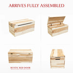 Palmer Hickory Blanket Chest, Natural Stain