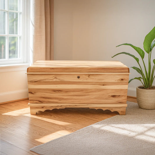 Waterfall Hickory Natural Cedar Hope Chest