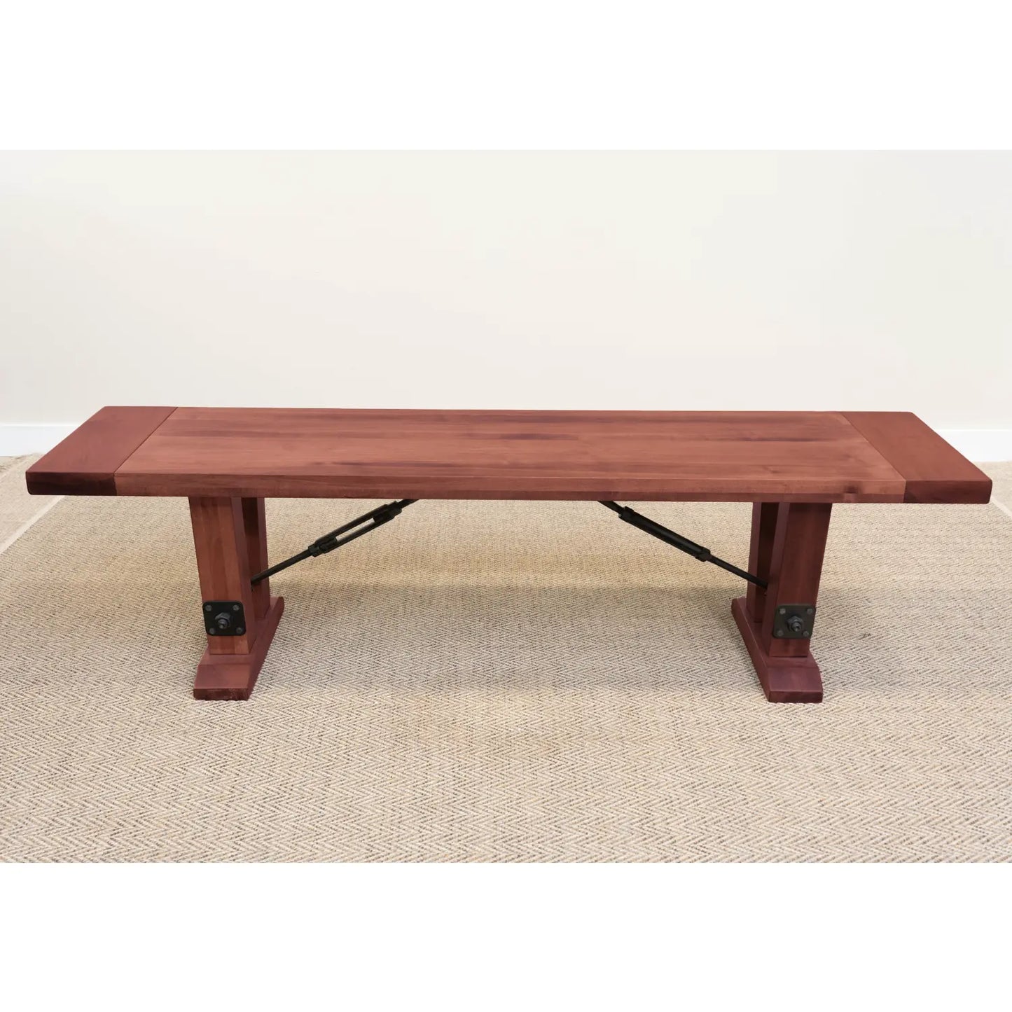 Holbrooke Rustic Cherry Wood Bench