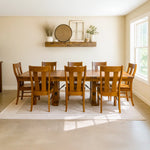 Holbrooke Rustic Cherry Farmhouse Dining Table