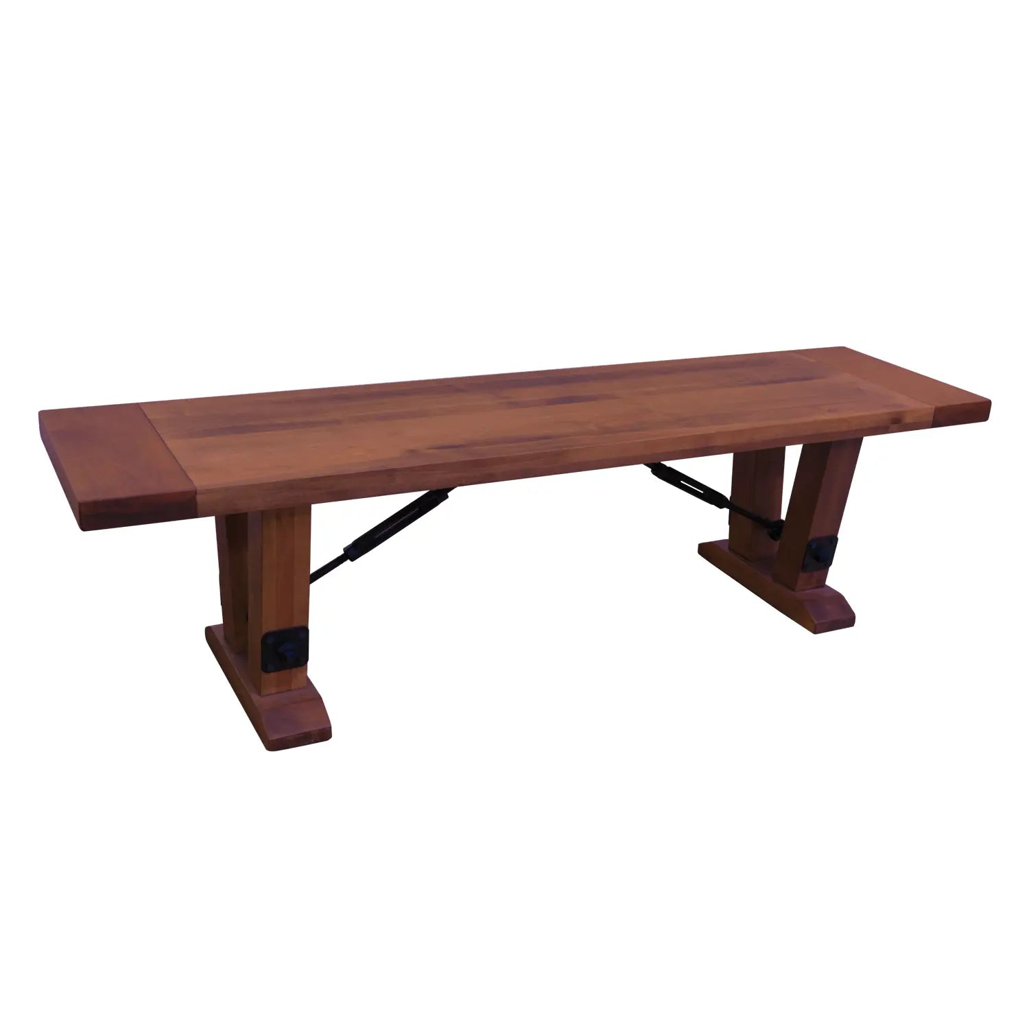 Holbrooke Rustic Cherry Wood Bench | Rustic Red Door