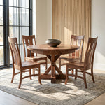 Jackson Round Walnut Dining Table