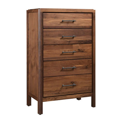 Lena Rustic Walnut Chest Drawer