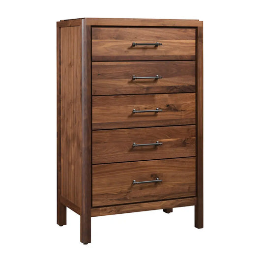 Lena Rustic Walnut Chest Drawer