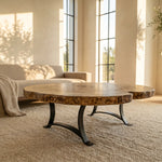 44" Live Edge Ash Coffee Table