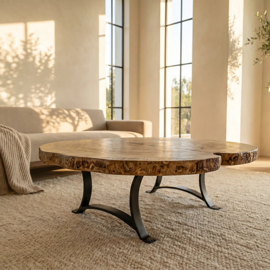 44" Live Edge Ash Coffee Table