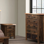Live Edge chest of Drawers, 6 Drawers