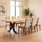 9' Live Edge Maple Dining Table