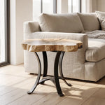 Live Edge Wormy Maple End Table