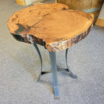 Live Edge Cherry Round End Table