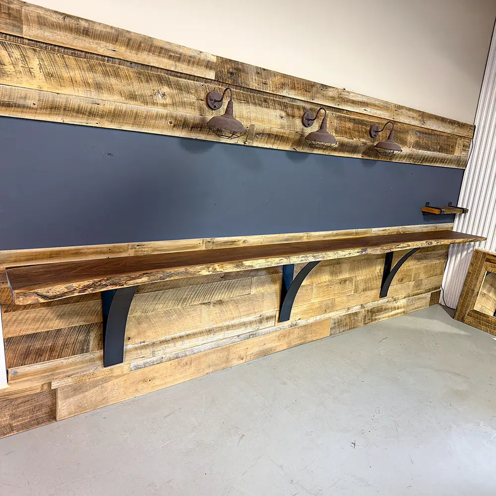 Live Edge Walnut Slab Bar Top
