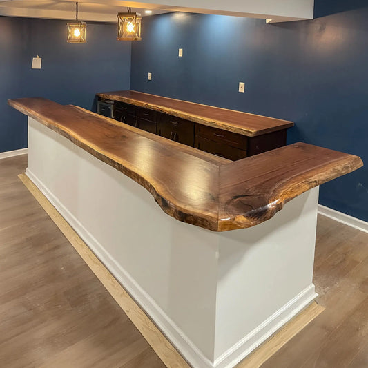 Custom Live Edge Wood Counter Top