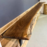 Live Edge Walnut Slab Bar Top