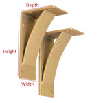 sun gold steel mantel shelf bracket - heavy duty