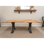 85" Live Edge Maple Dining Table
