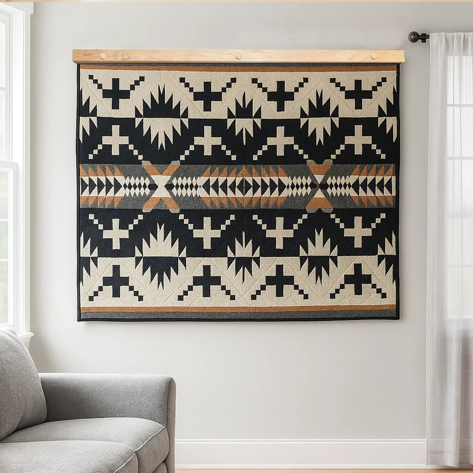 Maple Wood Quilt Hanger Clamp