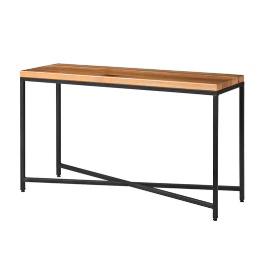 Shelton Rustic Industrial Console Table