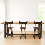 100" Ash Live Edge Counter Height Table