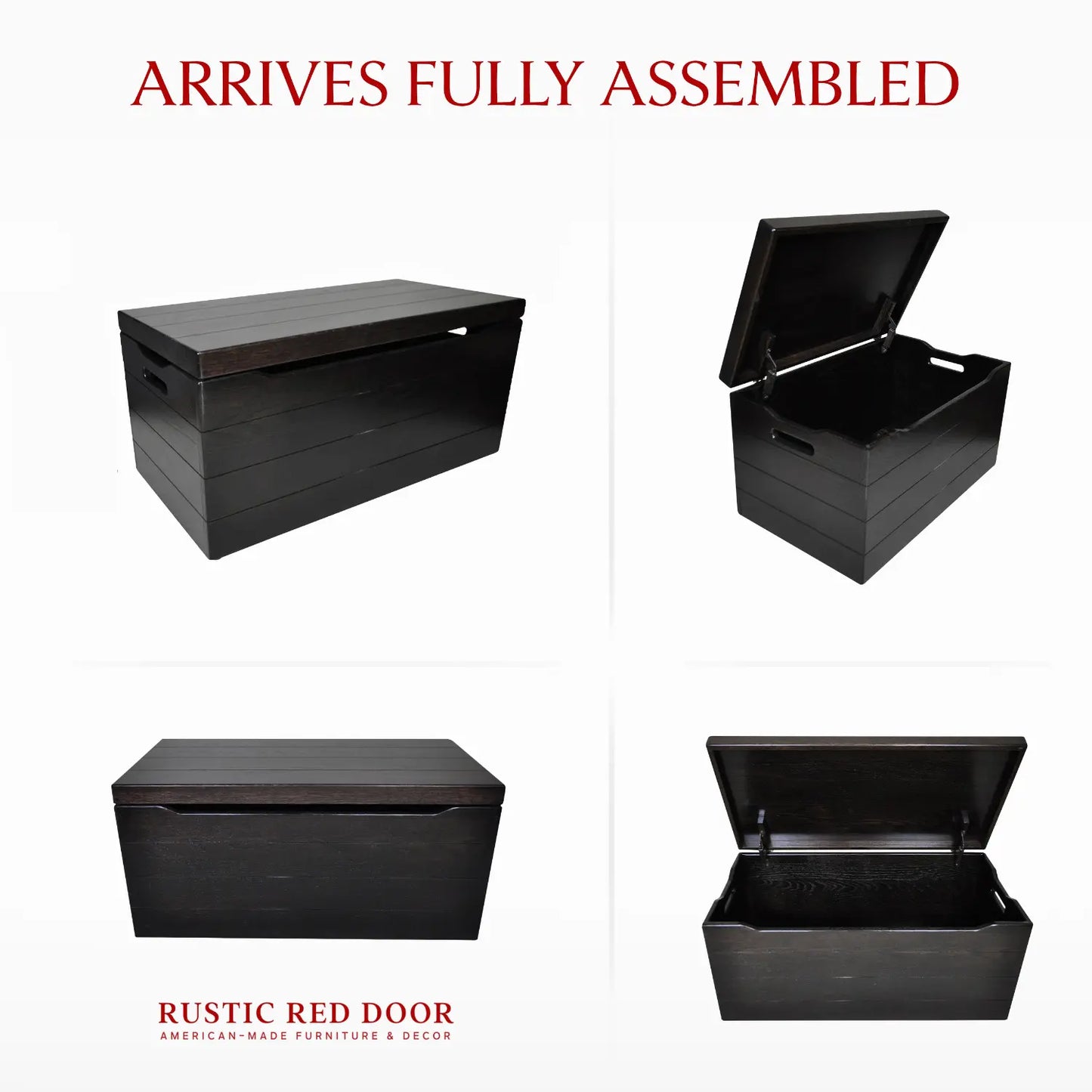 Palmer Oak Blanket Chest, Onyx Stain