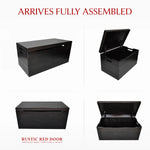 Palmer Oak Blanket Chest, Onyx Stain