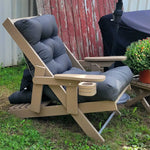 Outdoor Folding Chair with Cupholder