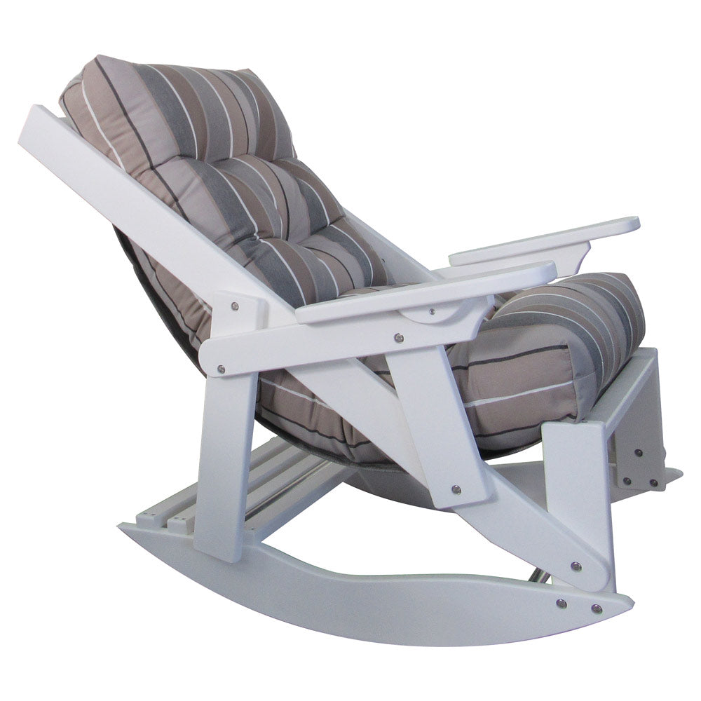 High Back Outdoor Rocker Recliner | Rustic Red Door