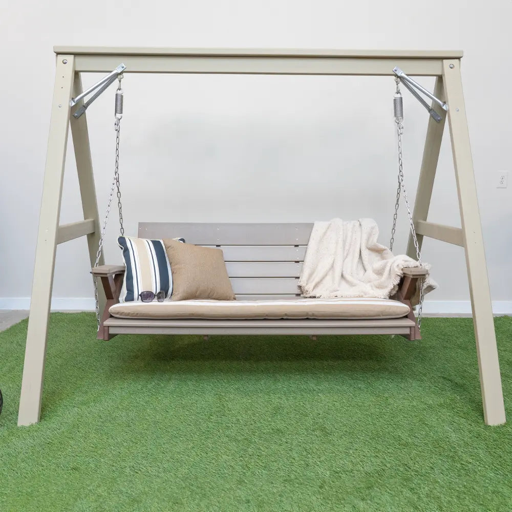 Dixie Outdoor Swing with A Frame