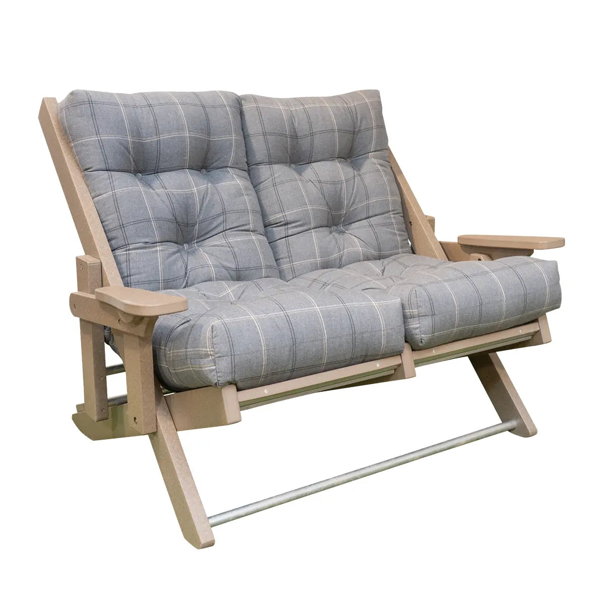 High Back Adjustable Outdoor Love Seat