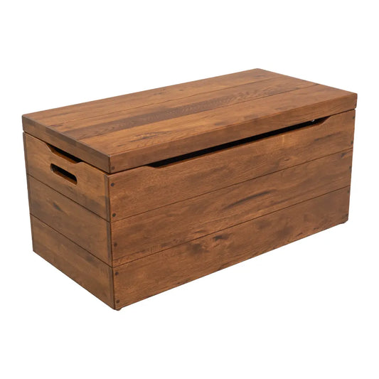 Blanket Chests Trunks for Storage Solid Wood Rustic Red Door