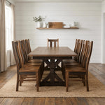 Pathway Reclaimed Barnwood Dining Table - Long Plank