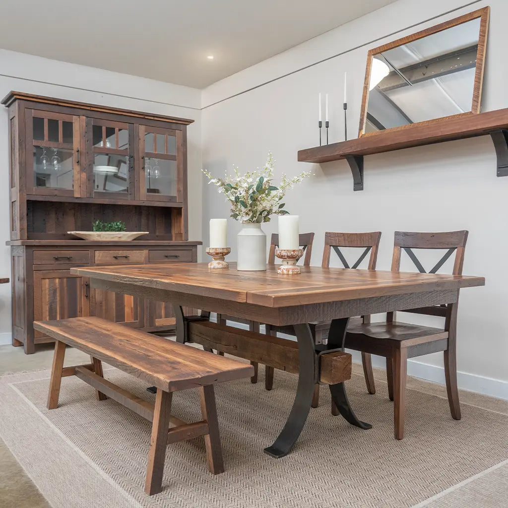 Pierce Reclaimed Barn Wood Dining Table