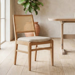 Preston Mid Century Rattan Dining Chair